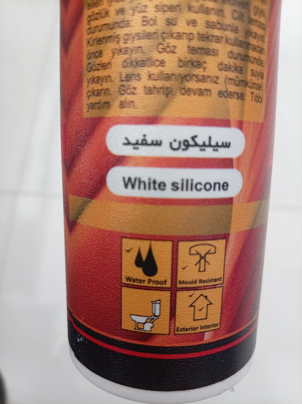 درزگیر سیلیکونی سفید مگااستار